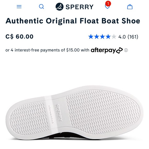 NWT Sperry Authentic Original Float Boat Shoe - Picture 12 of 12